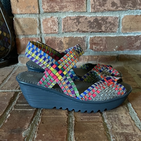 Bernie Mev Wedge Sandals - Picture 2 of 7